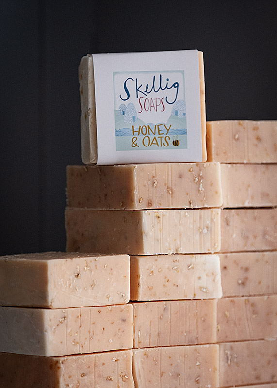honey & oats soap