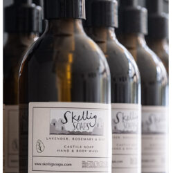 Castile liquid soap with lavender, rosemary and mint